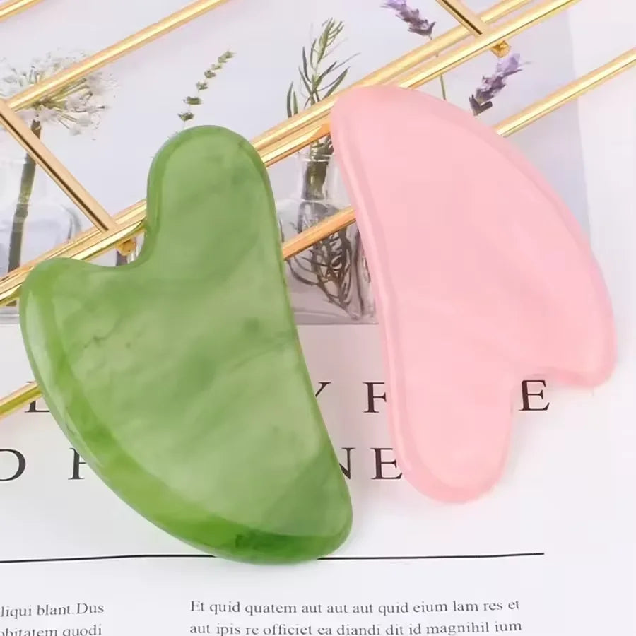 Guasha Massage Stone Body Massage Tool Beeswax Guasha Scraping Facial Scrapping Plate Neck Care SPA Massage Beauty Healty Tool Qme