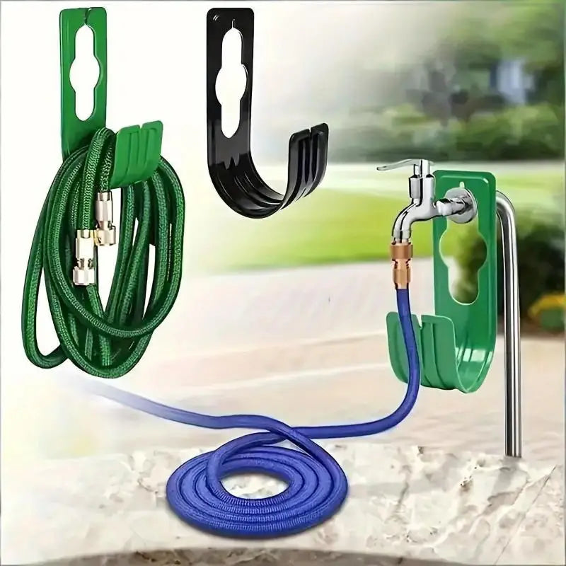 Water Pipe Reel Rack Convenient Storage Support Garden Wall Mount Tap Qme