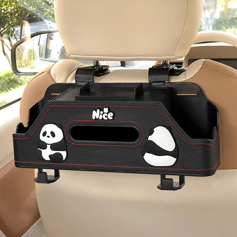 Sturdy Auto Organizer 1 Car Multifunctional Back Seat Storage Box Qme A4