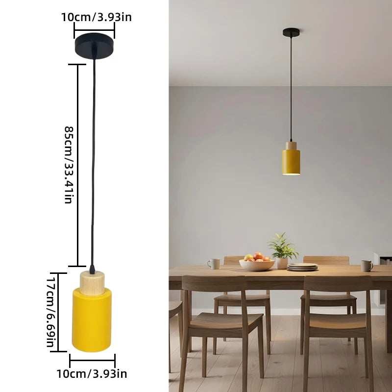 Minimalist Chandelier Bedroom Bedside Lamp Modern Nordic Restaurant Ssingle Head Small Chandelier Bar Counter Small Chandelier Qme YELLOW