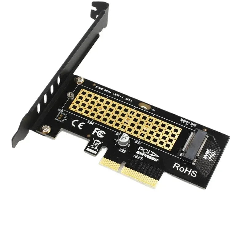 SK4 M.2 Heatsink Cooling NVMe SSD NGFF TO PCIE X4 Interface Card Suppor PCI Express 3.0 X4 2230-2280 Size M.2 FULL SPEED Qme Default Title