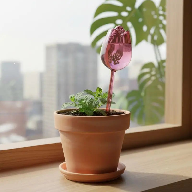 Indoor Outdoor Plants Automatic Spikes Stylish Plant Watering Qme