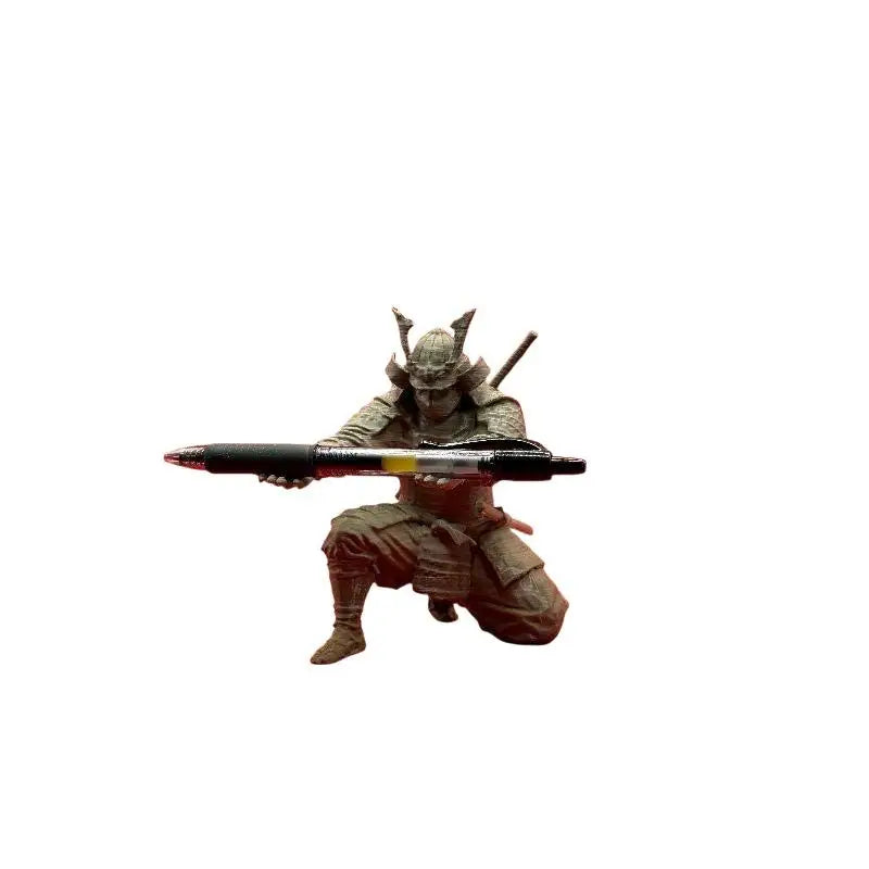 Samurai Pen Holder Japanese Warrior Pencil Rack 3D Printed Stationery Qme