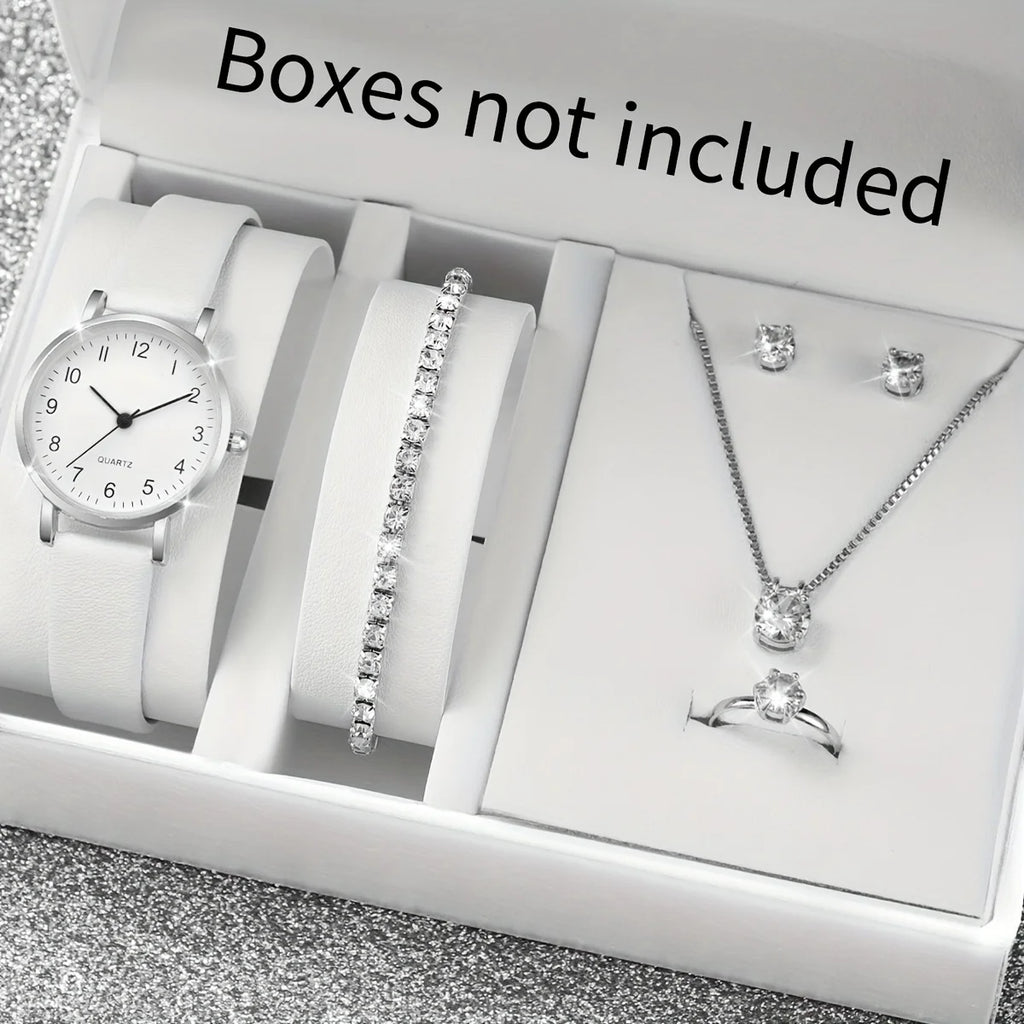 Classic Daily Wear Women Analog Quartz Wrist Watch Tennis Bracelet Qme