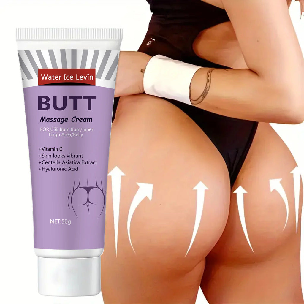 Hip cream with glycerin, vitamin C and hyaluronic acid for all skin types Qme