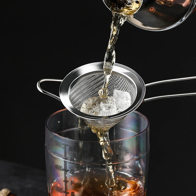 Fine Mesh Stainless Steel Conical Strainer Cocktail Bar Strainer Premium Mesh Cocktail Cone Strainer Qme