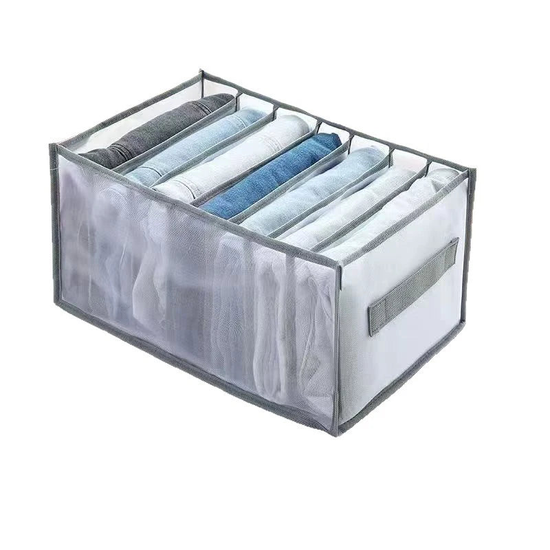 Home Mesh Sock Organizer Box Wardrobe Dormitory Storage Bag 11 7 6 Qme