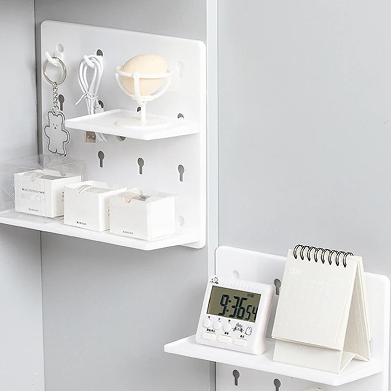 Pegboard Combination Kit, Pegboards and Accessories Modular Hanging for Wall Organizer, Crafts Organization Ornaments Display Qme