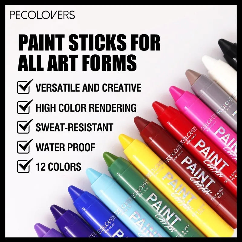 Body Painted Makeup Pen Multi-color Face Paint Rendering Waterproof Qme
