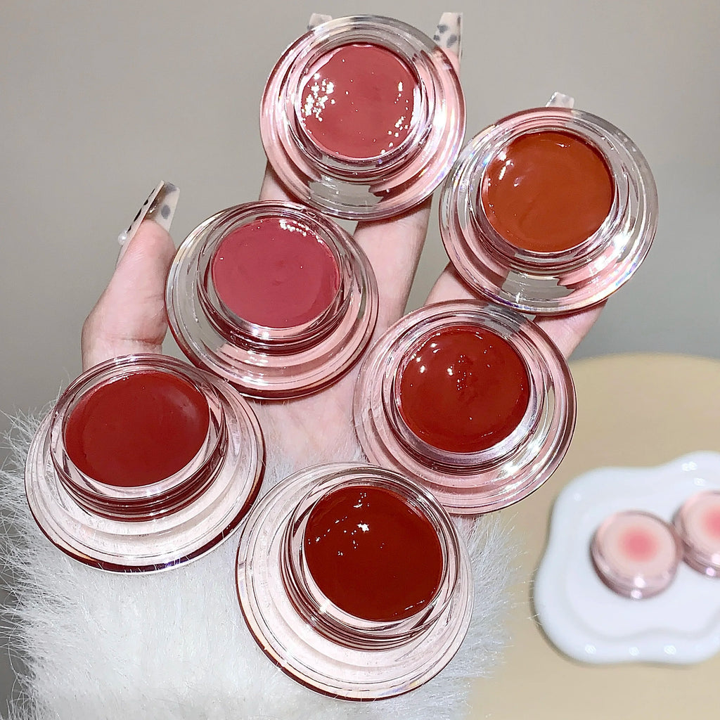 SHAQINUO Multi-use Lip Cheek Balm Hydrating Dewy Finish Long-lasting Qme