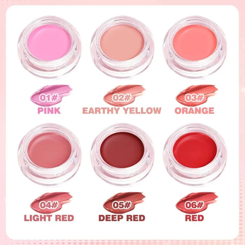 Cream Rouge Matte Stick Mud Monochrome Powder Blusher Qme
