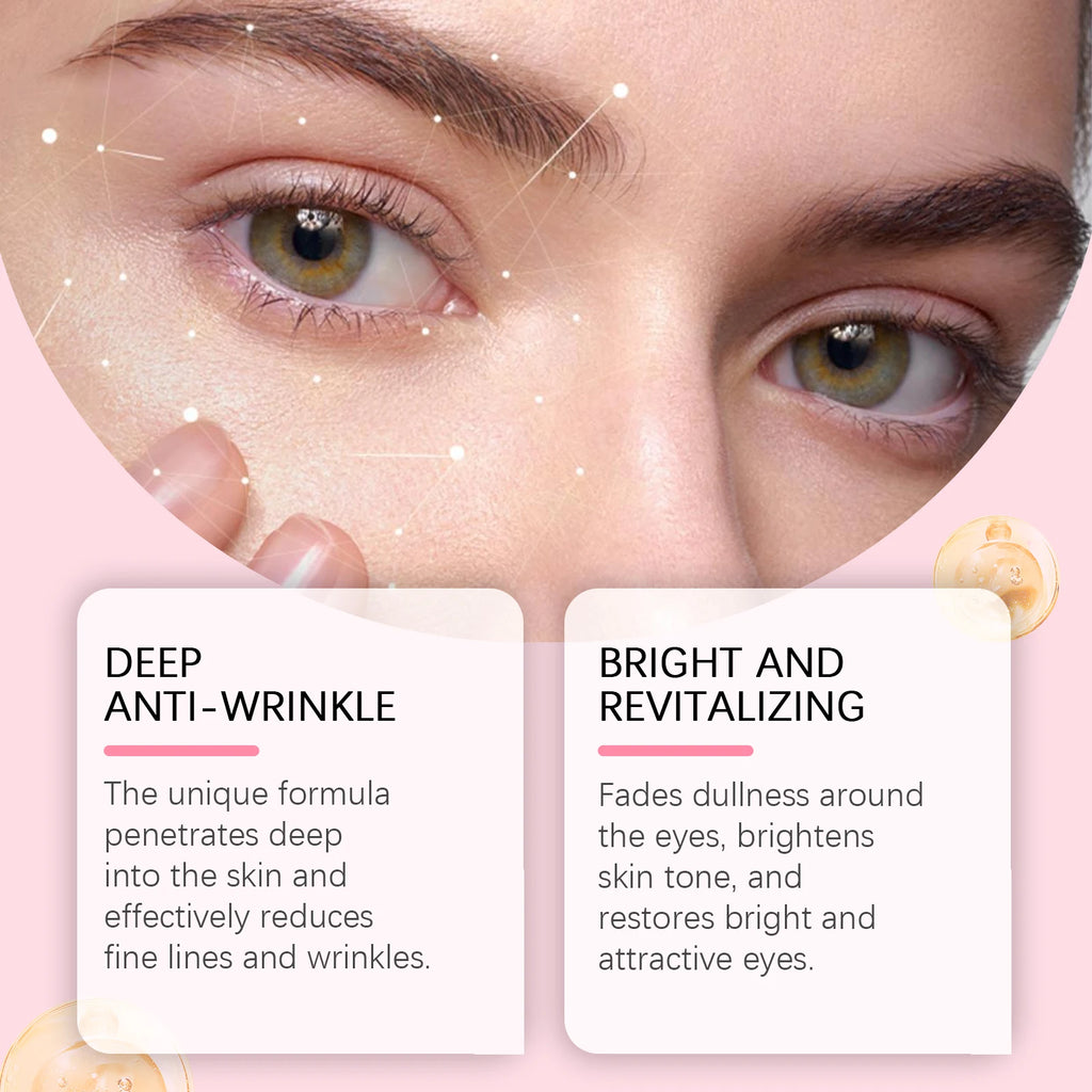 Retinol Eye Balm Lifting Firming Eye Contour Fade Fine Lines Eye Bags Remover Moisturizing Nourishing Eye Cream Stick Skin Care Qme