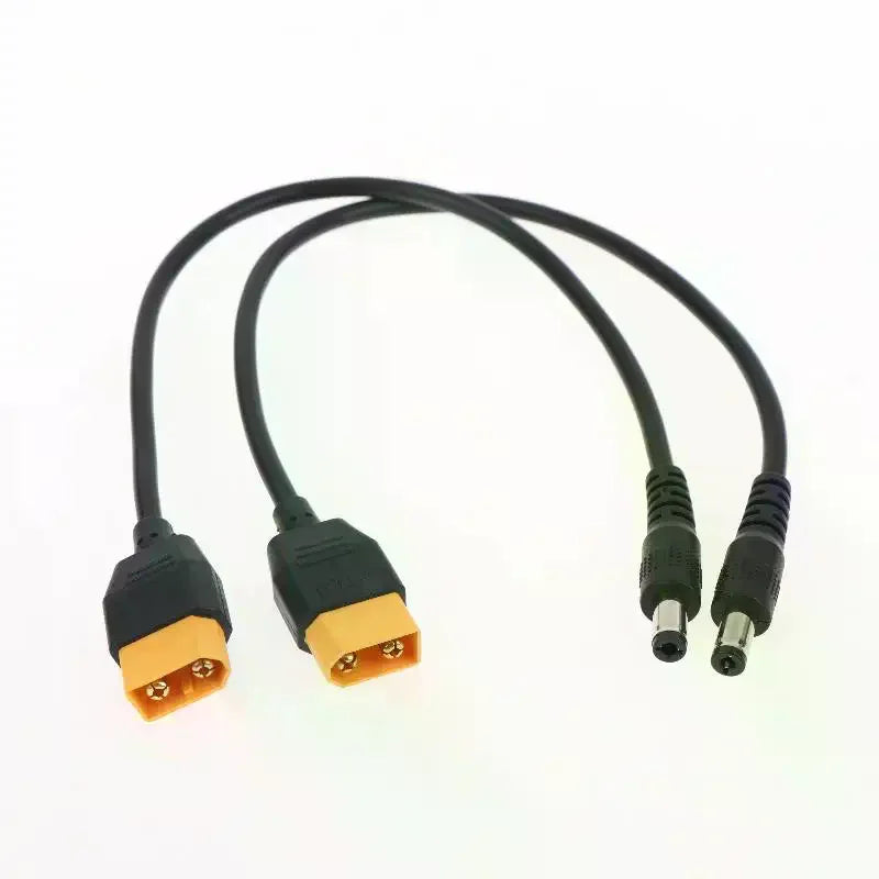 XT60 DC Male Power Adapter Cable Durable PVC Jacket Stable Transfer Qme