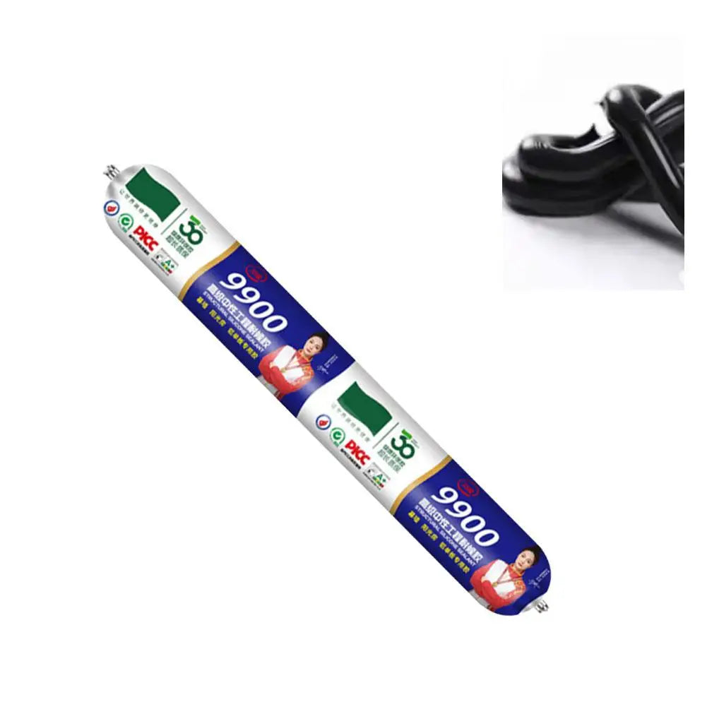Transparent Silicon Waterproof Sealant 9900 Structural Silicone Engineering Adhesive Quick Drying For Wall Stone Doors Adhesive Qme A