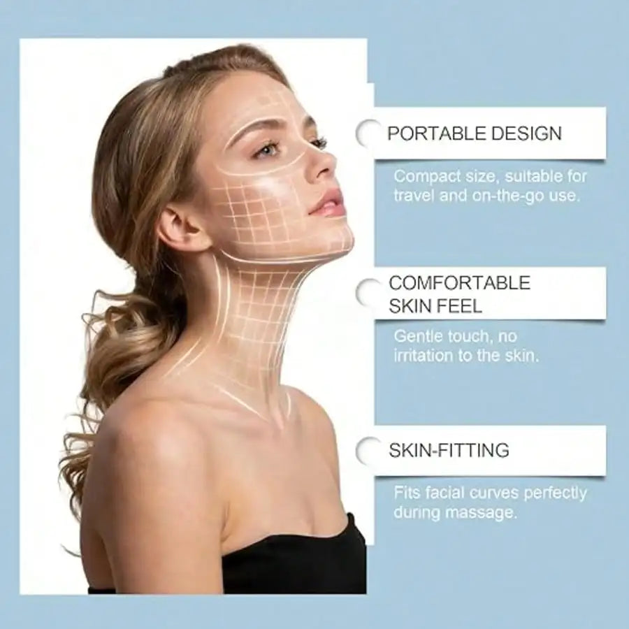 Dual-head Ice Roller Facial Skin Rejuvenation Device Home-use Frozen Qme