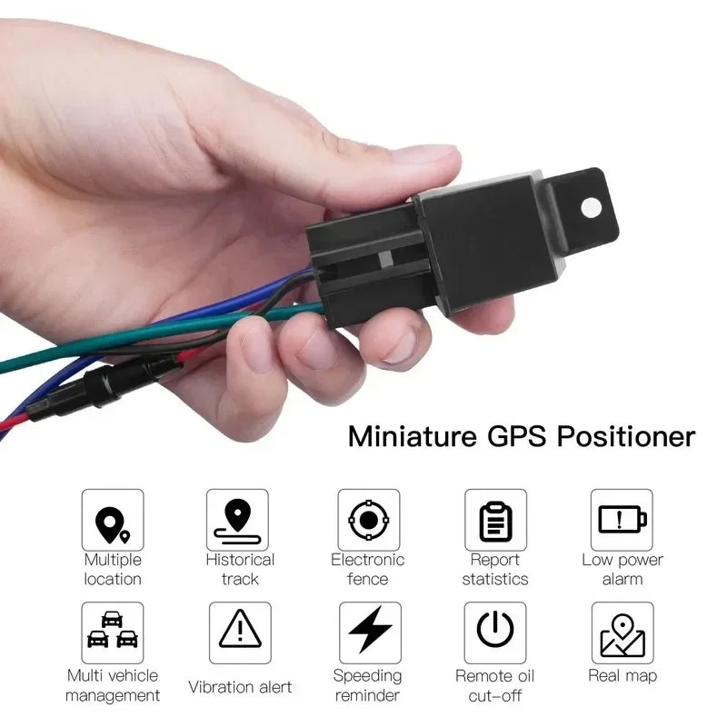 Anti-theft Tracker for Automobile and Electric Vehicle with GPS Locator Track Playback of Relay Positioning Qme