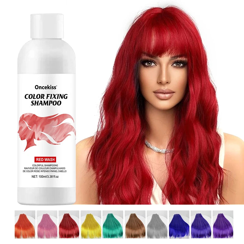 Semi-permanent Hair Coloring Shampoo Invisible Protects Fixes Qme