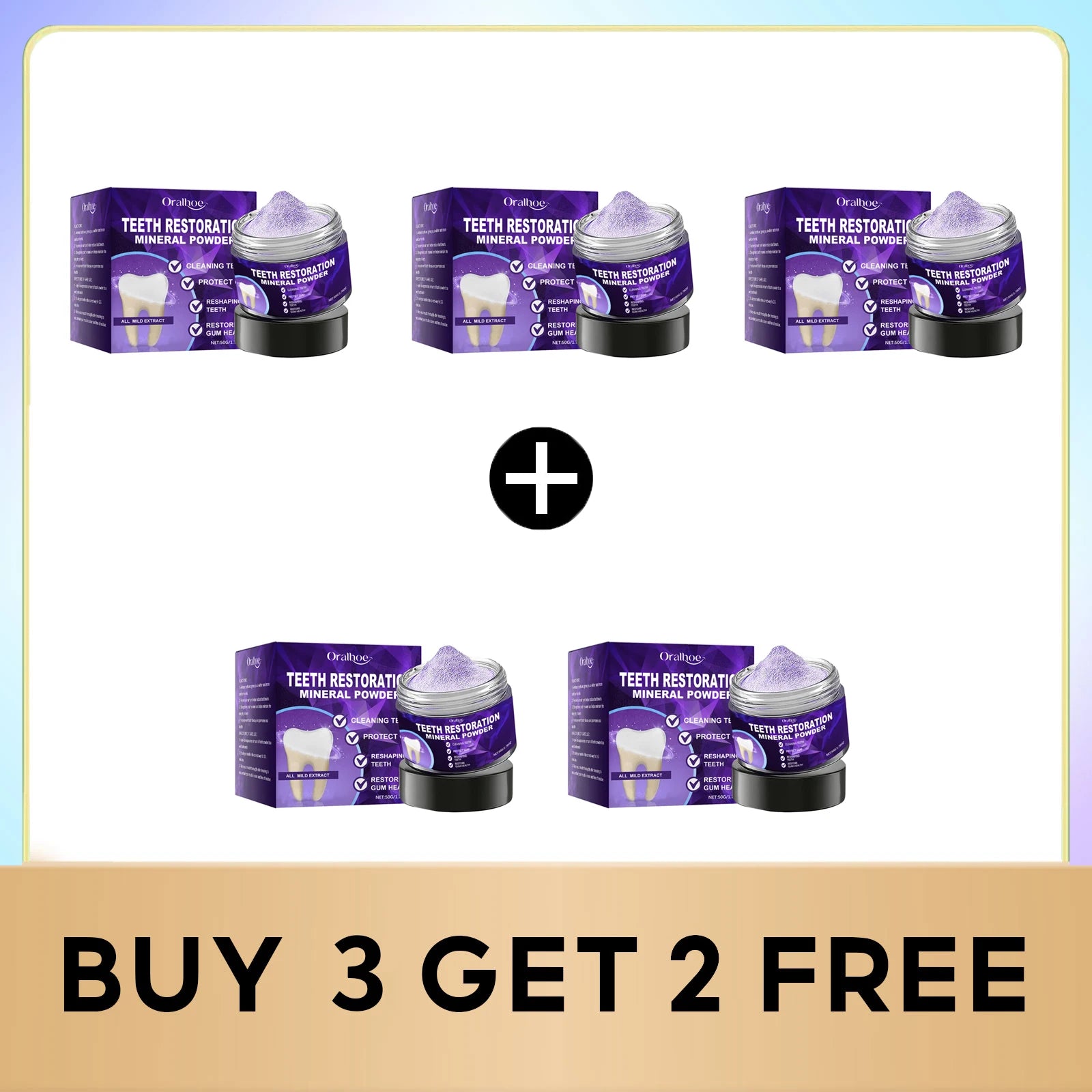 Teeth Whitening Powder Dental Stain Calculus Removal Prevent Caries Oral Hygiene Cleaning Fresh Breath Purple Bleach Toothpaste Qme Buy 3 get 2 free