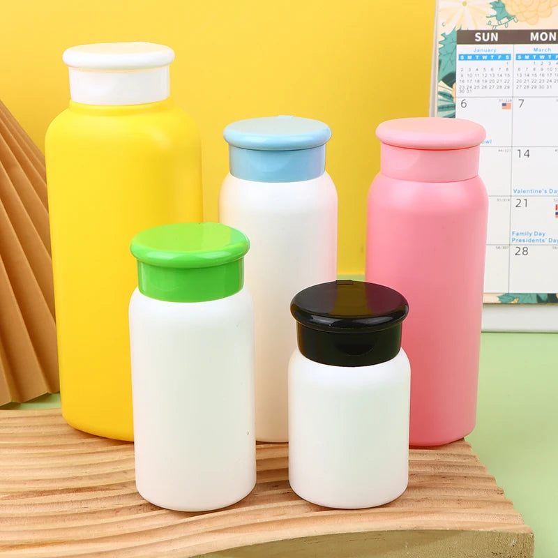 30 50 100 150 200 250 Refillable Talcum Powder Bottle Plastic Qme