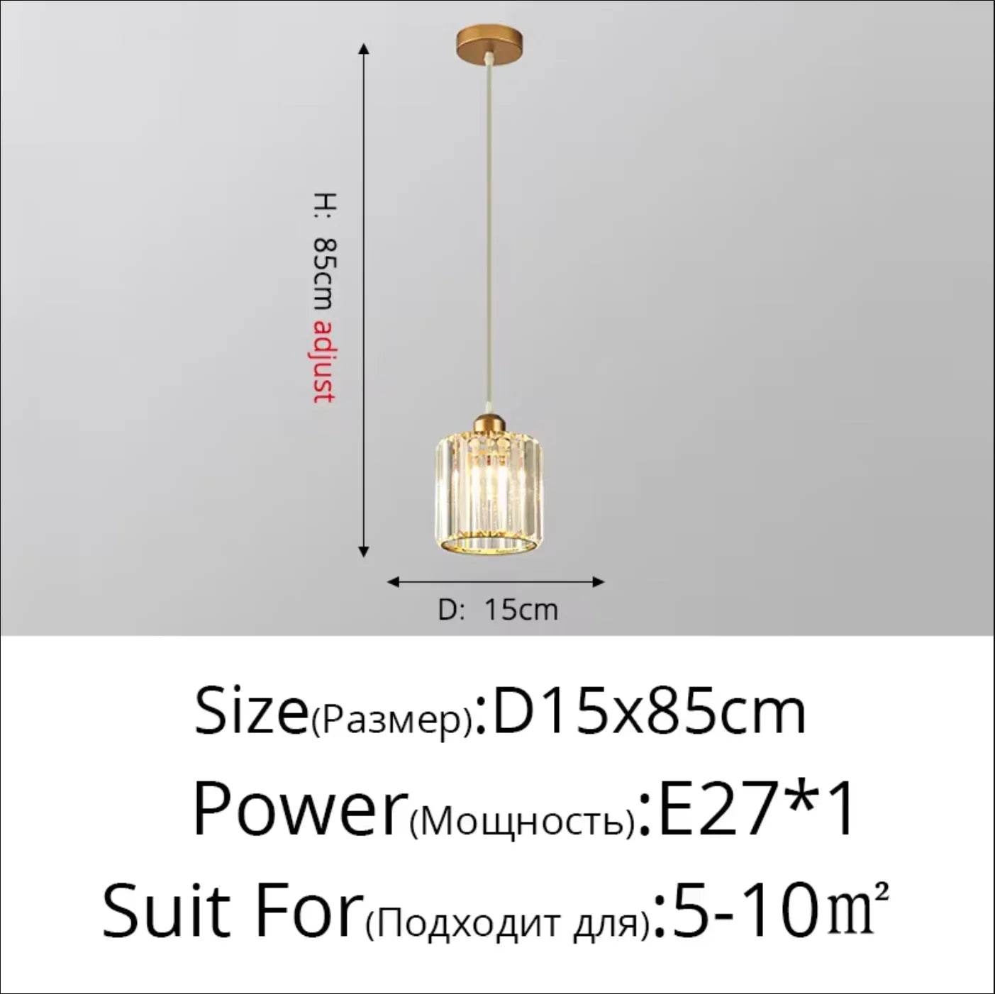Led Ceiling Light Modern Home Decoration Crystal Chandelier Luxury Living Room BedRoom Dining Gold Ceiling Lamp lighting Qme round balck 1