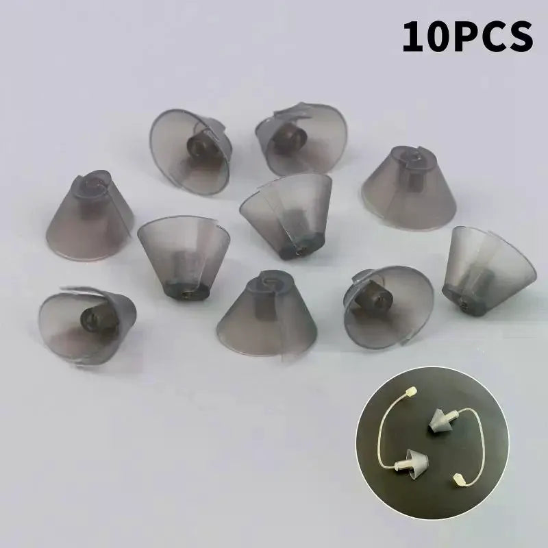 Hearing Aid Eartips Washable Detachable Static Soft Silicone Domes Qme