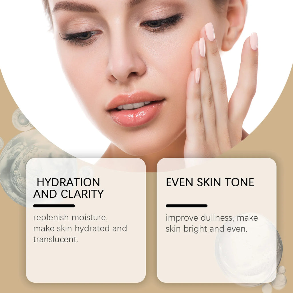 Glow Rice Toner Hydrating Balancing Facial Essence Water Oil Control Pore Refining Nourishing Brightening Toner Glowing Skin Qme