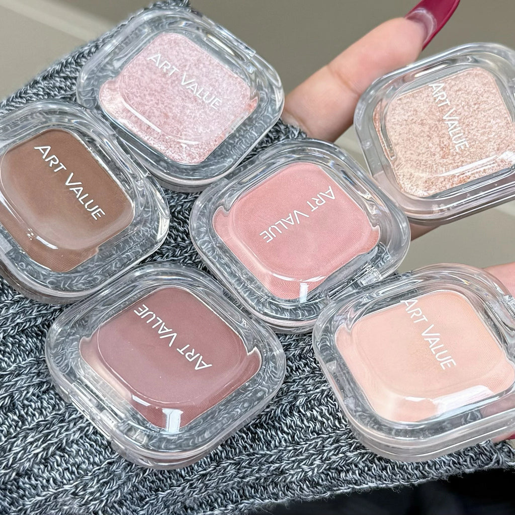ART VALUE Single Eyeshadow Palette Long-lasting Matte Shimmer Finish Qme