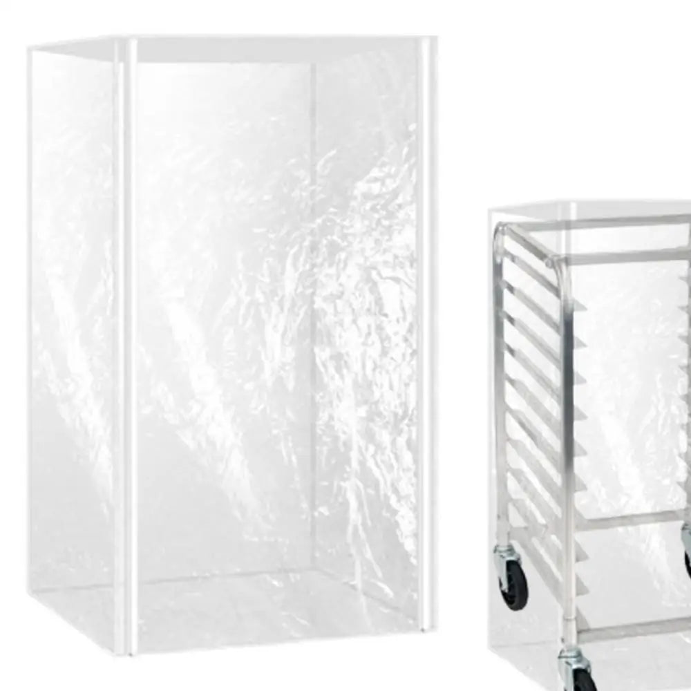 Baking Rack Dust Cover Waterproof Bun Pan Rack Cover Bread Rack Dust Cover Practical Sheet Pan Rack Cover Pizza Dough Rack Cover Qme 28x23x61 inches China Mainland