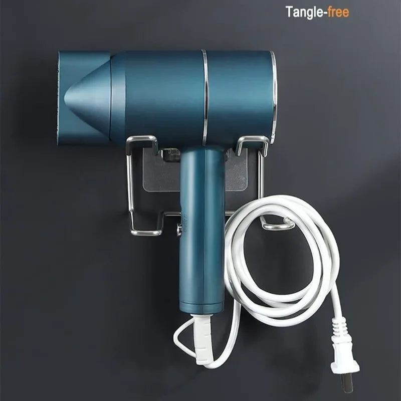 Self Adhesive Wall Mount Hair Dryer Holder Waterproof Rack Dyson Most Qme