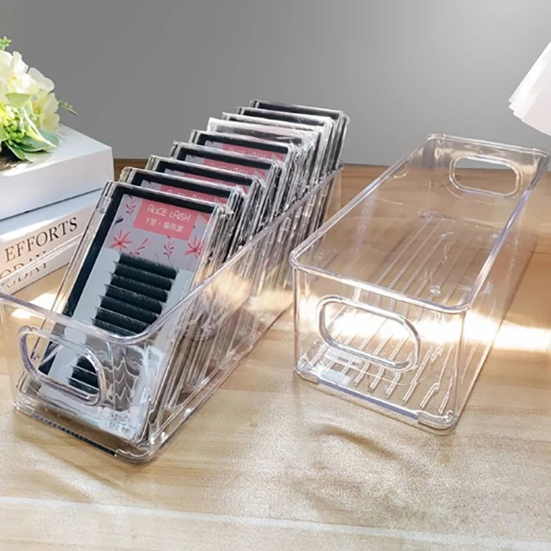 1Pc False Eyelash Storage Box For Eyelash Extension Tool Organizer Lash Accessories Cosmetic Makeup Tools Storage Box Qme