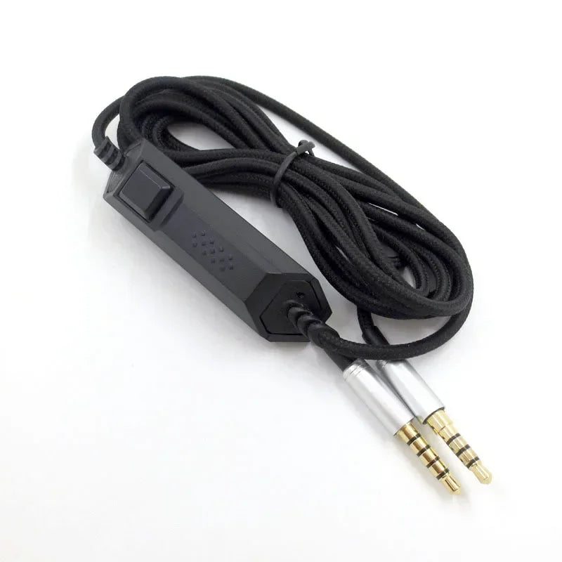 Replacement Audio Cable for Logitech Astro A10 A40 Headphones Fits Many Headphones Microphone Volume Control 23 AugT2 Qme
