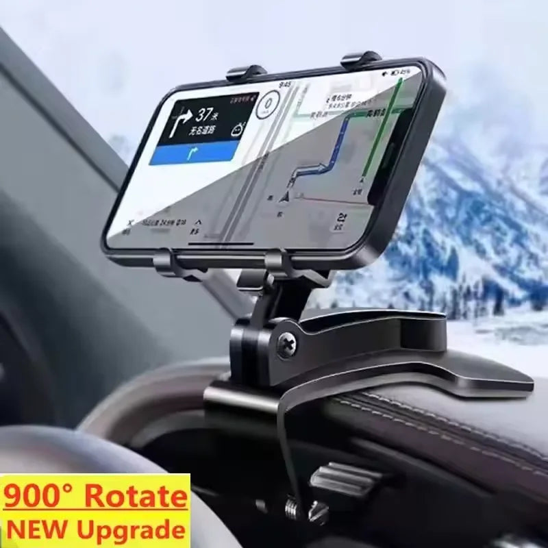 Car Mobile Phone Holder Universal Dashboard Phone Holder Easy Clip Mount Stand Cellphone Stand For GPS Navigation Hanging Holder Qme