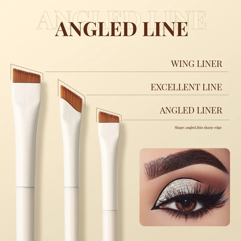 Makeup Brushes Set Upgrade Blade Eyeliner Brush Fine Oblique Head Eyebrow Brush Under The Eyes Place Precise Detail Brush Qme