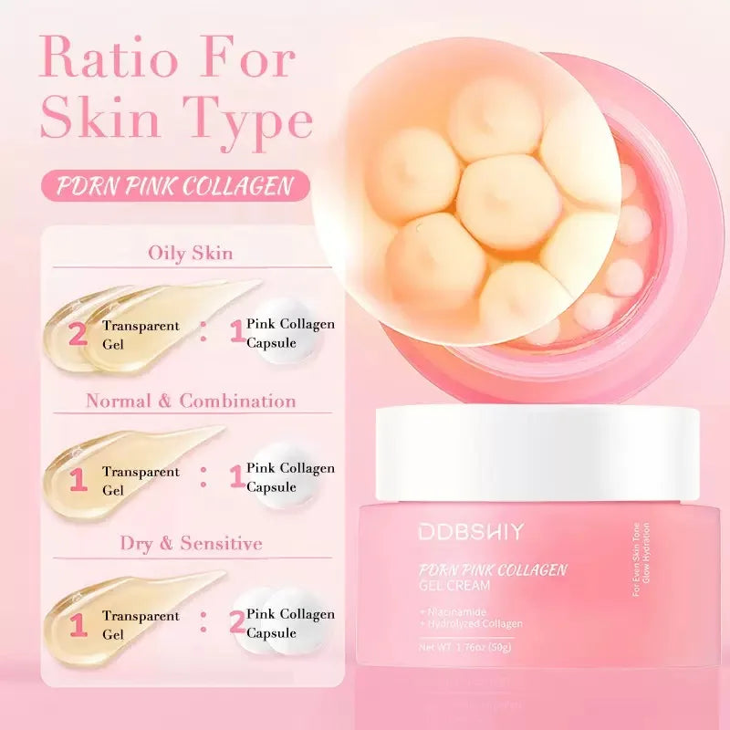 Collagen Pearl Filling Facial Cream For Face Women Lifting Firming Moisturizing Korean Cream Face Cream Skin Care Qme