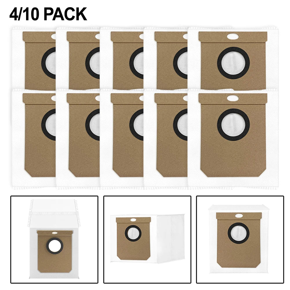 4/10pcs Dust Bag For Conga 8490 For Ultra Power Home Robot Vacuums Home Appliance Parts Household Supplies Qme