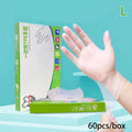 Box Latex Gloves Transparent Non-slip Acid Work Safety Food Grade Qme L