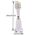 Universal E27 to E27 Lengthened Lamp Base 180 degree Rotation Tube LED Flexible Lamp base Bulb Socket Light Holder Converters. Qme 1pc