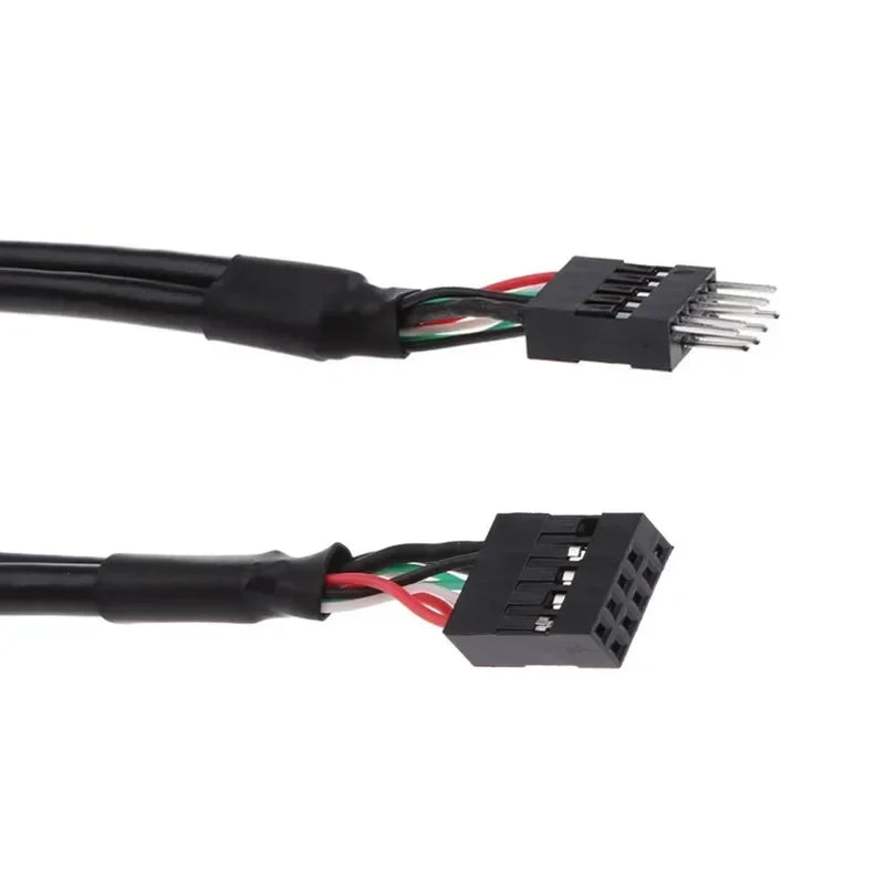 Spot SB2.0 DuPont 9PIN Extension Cord 9PIN Male To 9PIN Master USB Extension Cord Front Line Double Cable Qme