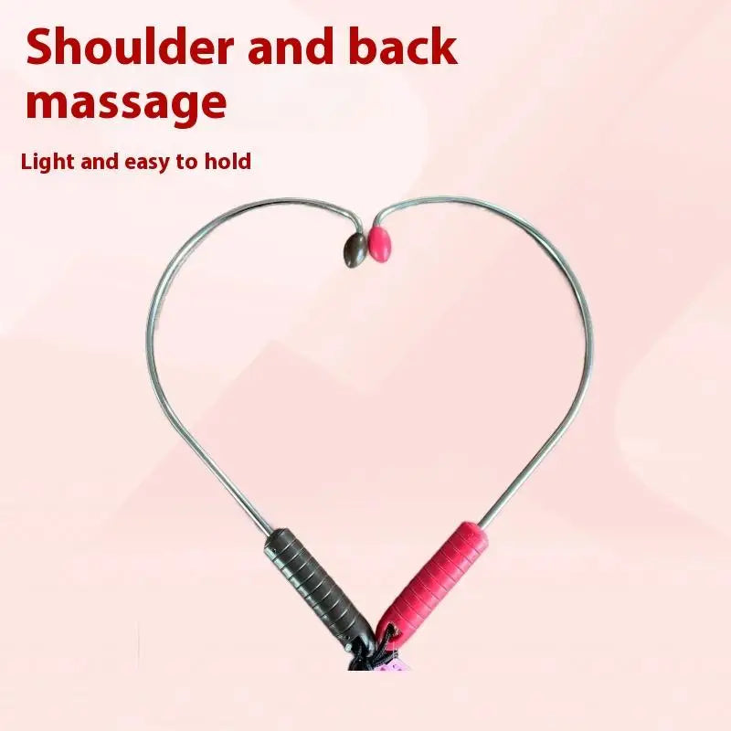 Shoulder Neck Back Leg Handheld Self Massager Trigger Point Massage Qme