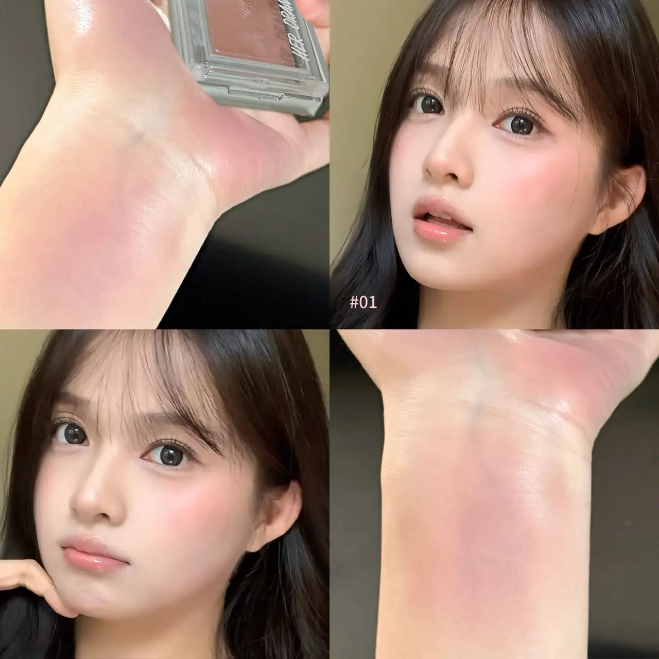 HERORANGE Jelly Cheek Contour Tint Creamy Matte Blusher Long Lasting Qme HR812-01