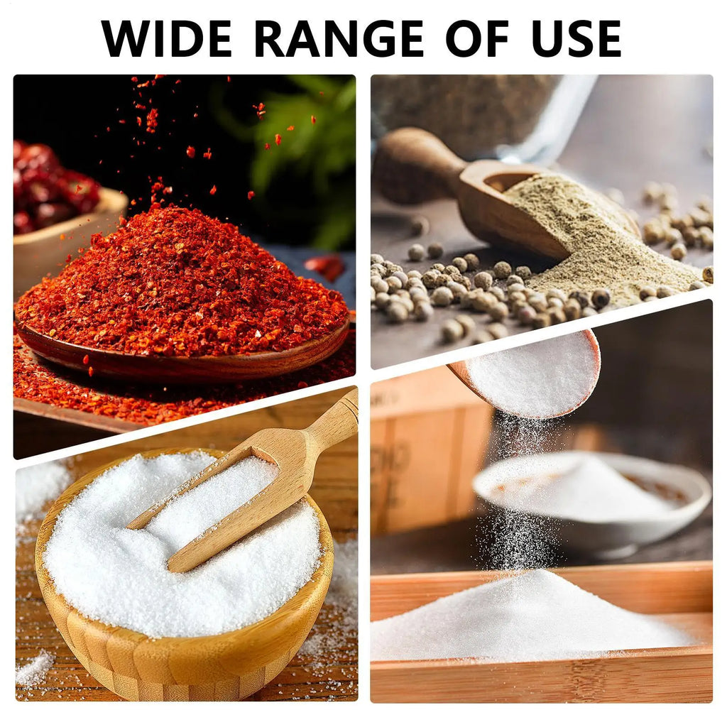 Sugar Bowl Lid Stainless Steel Storage Pot Seasoning Container Spoon Qme