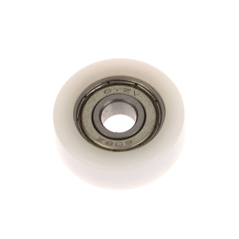 608 ZZ Nylon POM Round Roller Wheel 8x30x10mm Plastic Bearing Pulley Qme One Size