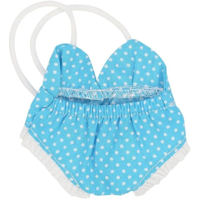 3-piece set of doll clothing suitable for 17cm doll clothing accessories, summer swimming beach party gift decoration gifts Qme