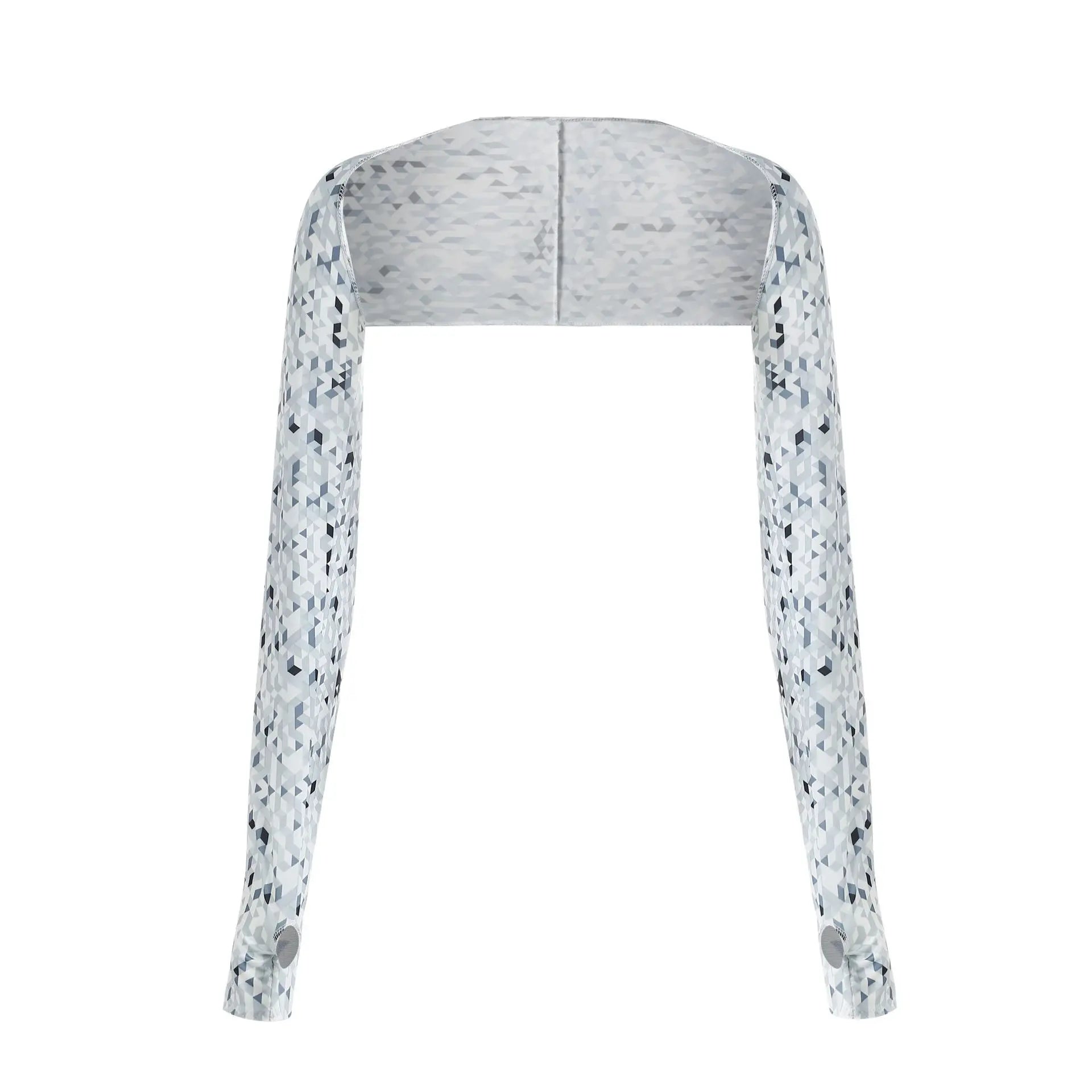 Women Thumbhole Long Sleeve Bolero Shrug Solid Open Front Cropped