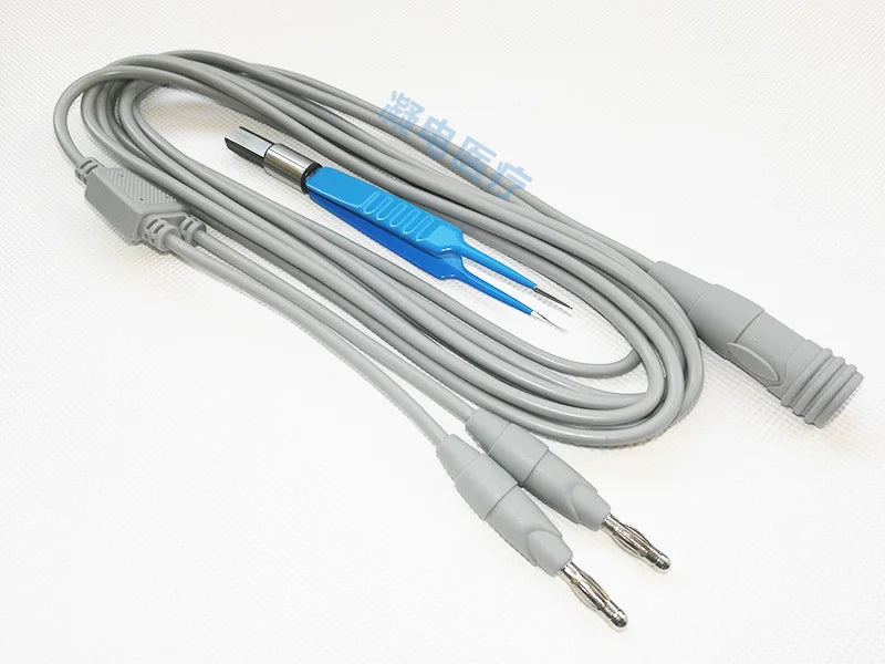 Bipolar Electrocoagulation Tweezer Connection Cable LEEP Lipo Knife Qme