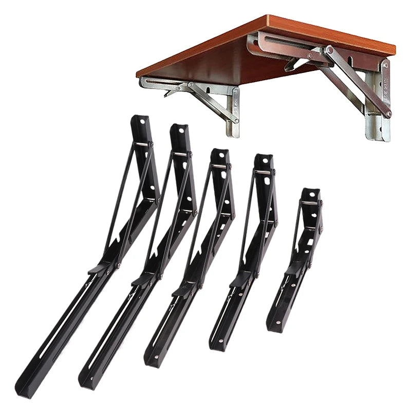 Innovative 1 Cold Rolled Steel Triangle Folding Shelf Bracket Qme