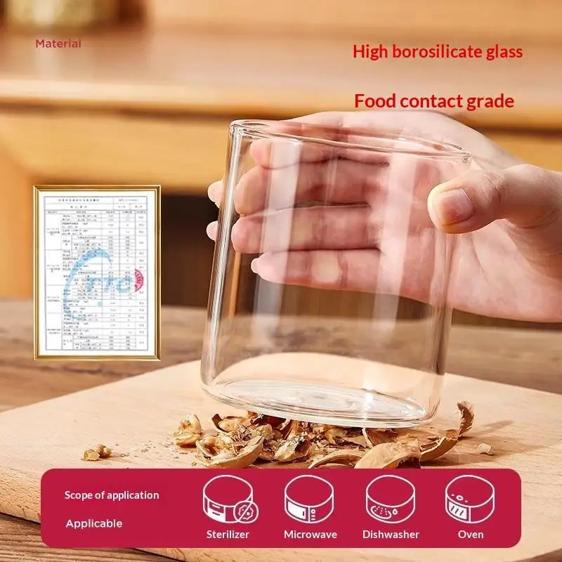 Sealed Silicone Lid Heat Resistant Microwavable Soup Juice Container Qme