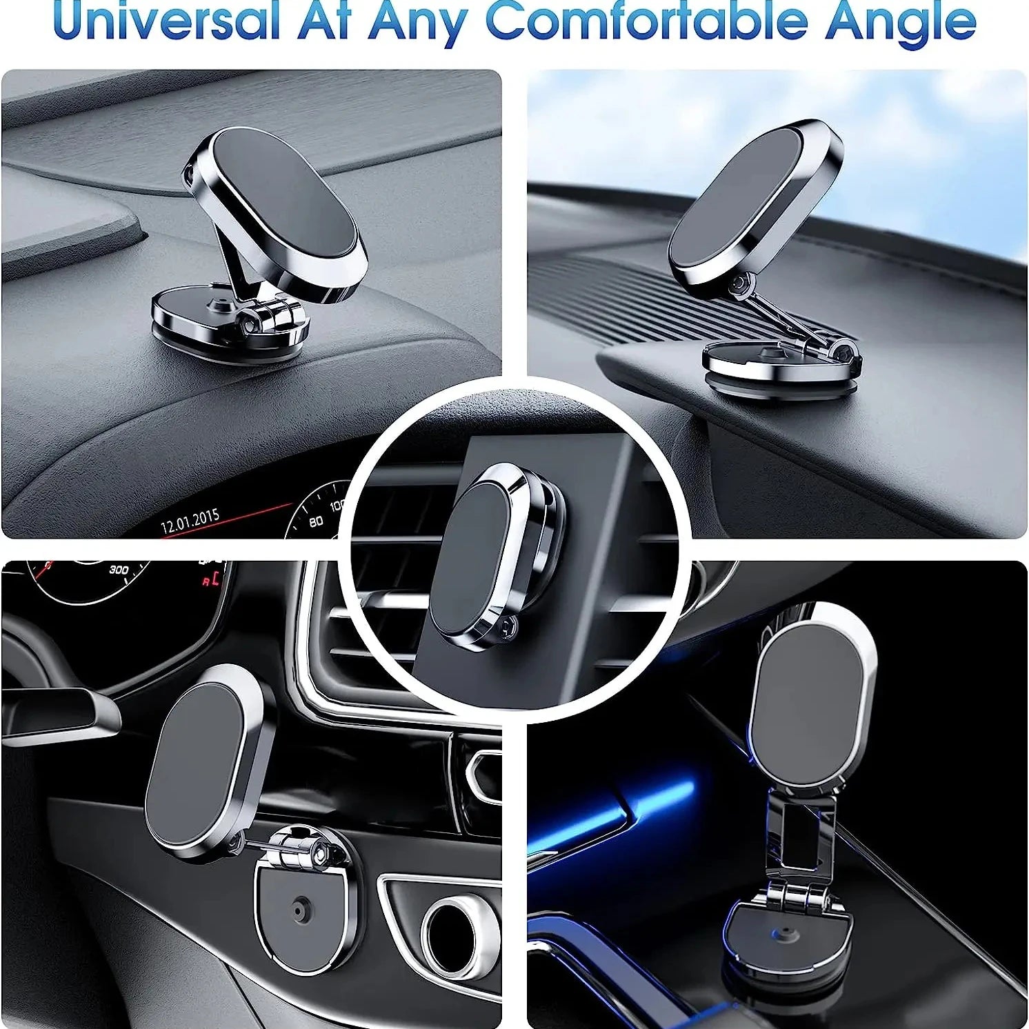 Magnetic Car Phone Holder Mount Magnet Smartphone Mobile Stand Cell GPS Support In Car For iPhone 15 14 13 12 11 Xiaomi Samsung Qme