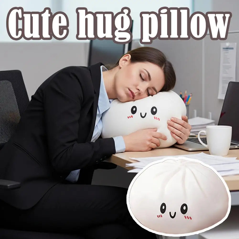 Giant Dumpling Squishy Soft Stuffed Hug Pillow Home Decoration Stress Qme