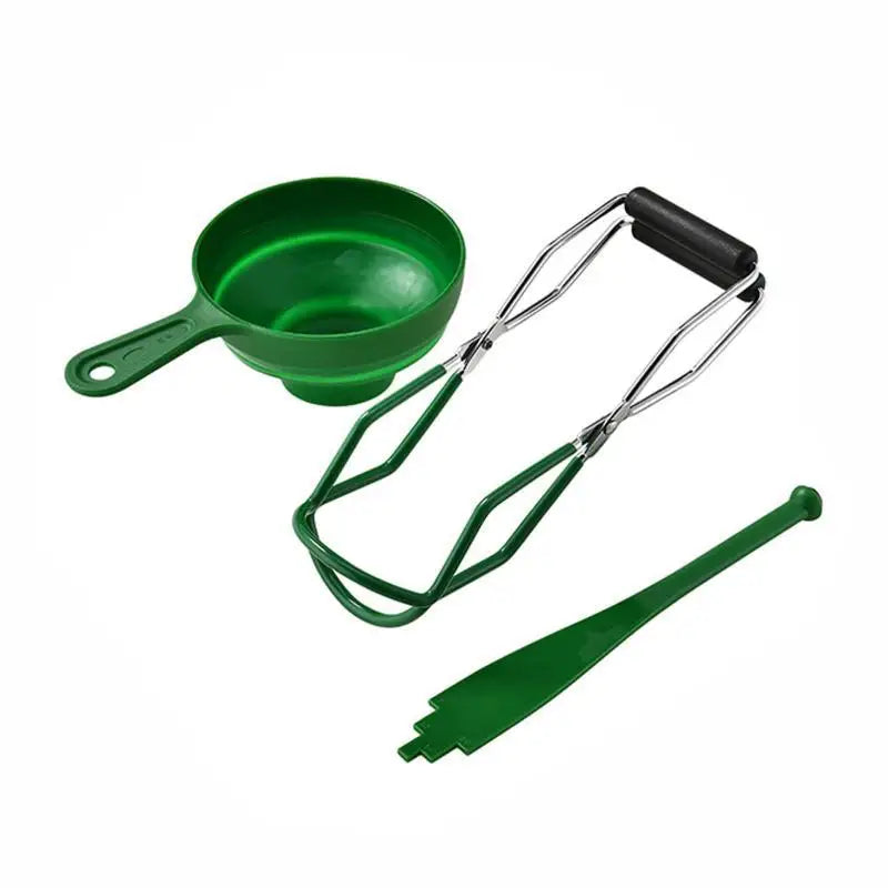 Canning Tool Anti Scald Jar Lifter Food Grade Funnel Home Kitchen Jam Qme Green